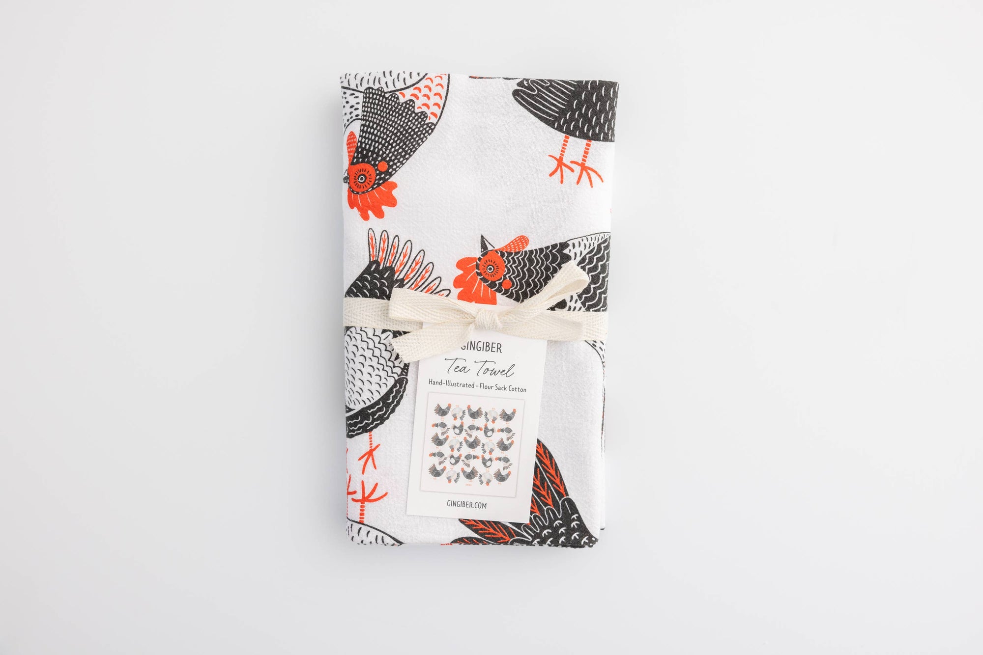 Chicken Tea Towel - Farmhouse Kitchen Towel Decor