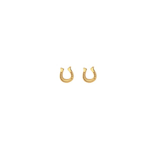 Gold Horseshoe Studs