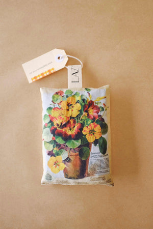 Organic Cotton Sachets with Vintage Prints