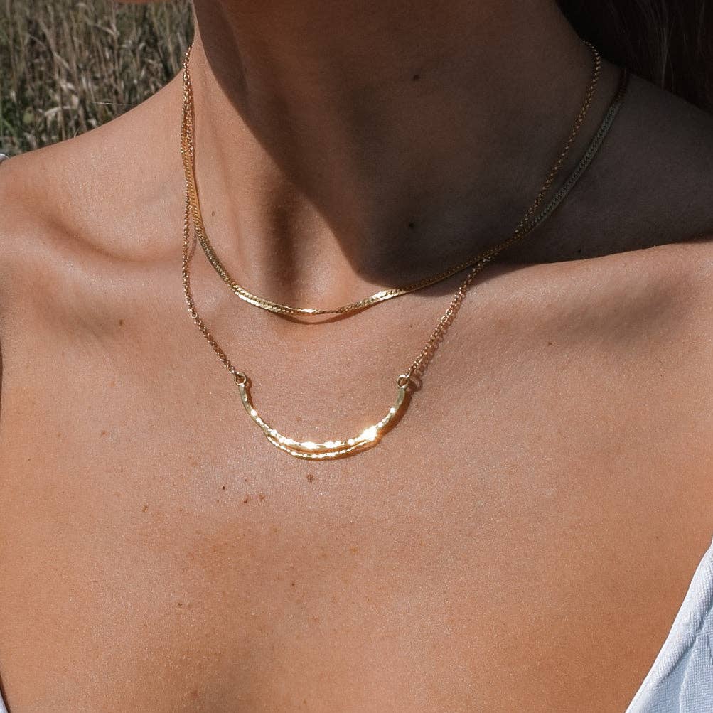 Sleeping Moon Necklace