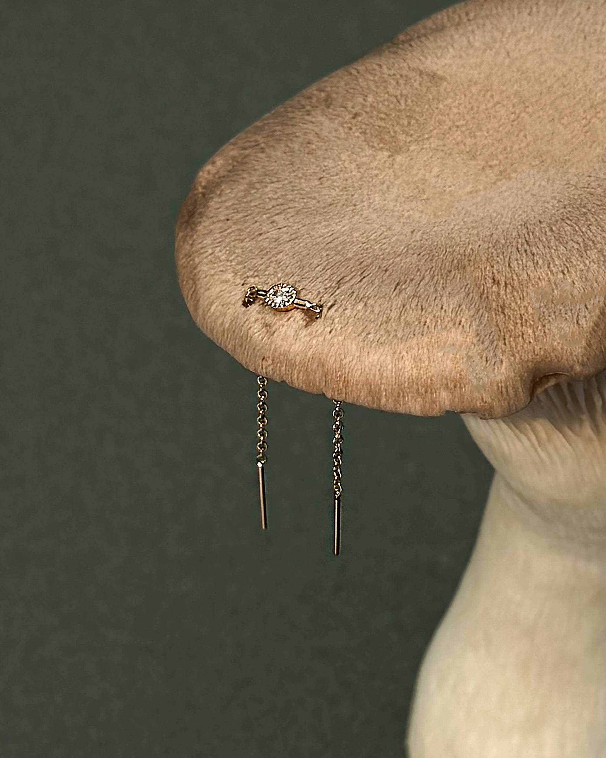 Nicole Oval Threader Earring
