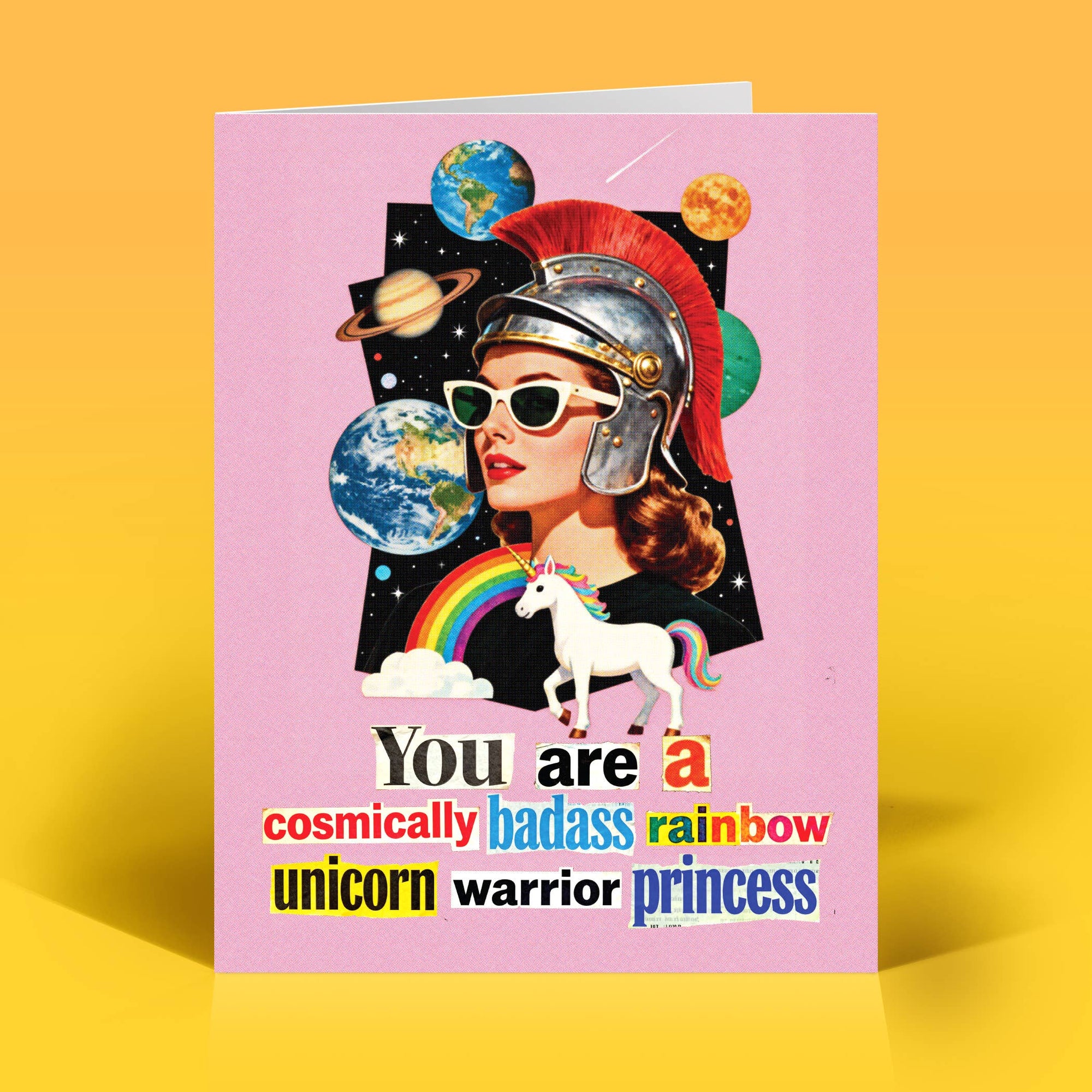Warrior Princess Funny Birthday Card