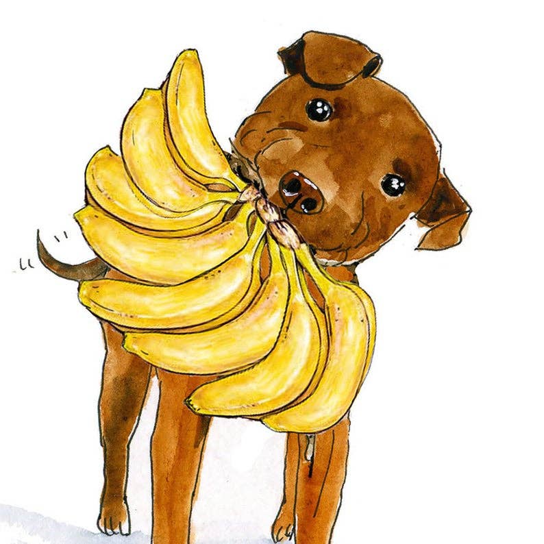Banana Bunch Thanks - Funny Thank You Card
