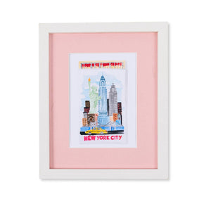 New York City Matchbook Watercolor Print