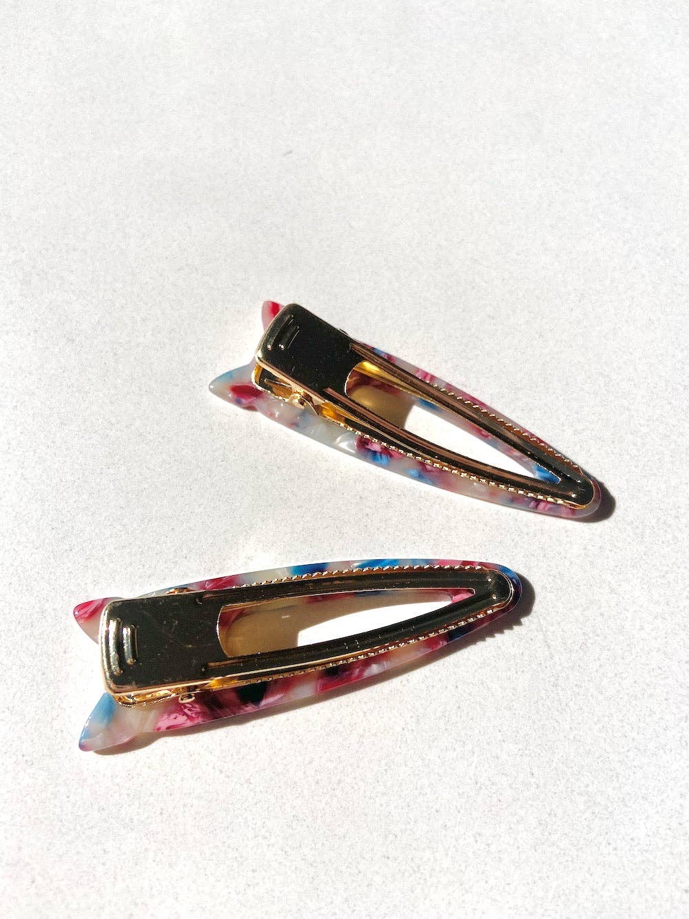 2pc Cat Acetate Hair Clips Set | Eco-Friendly