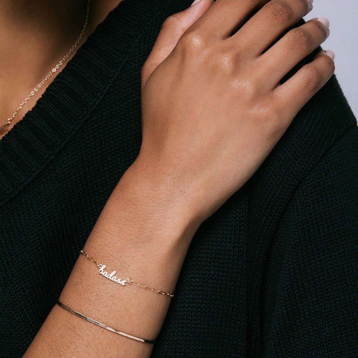 Gold Badass Bracelet
