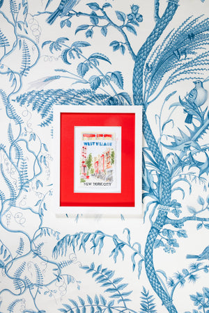 West Village Matchbook Print
