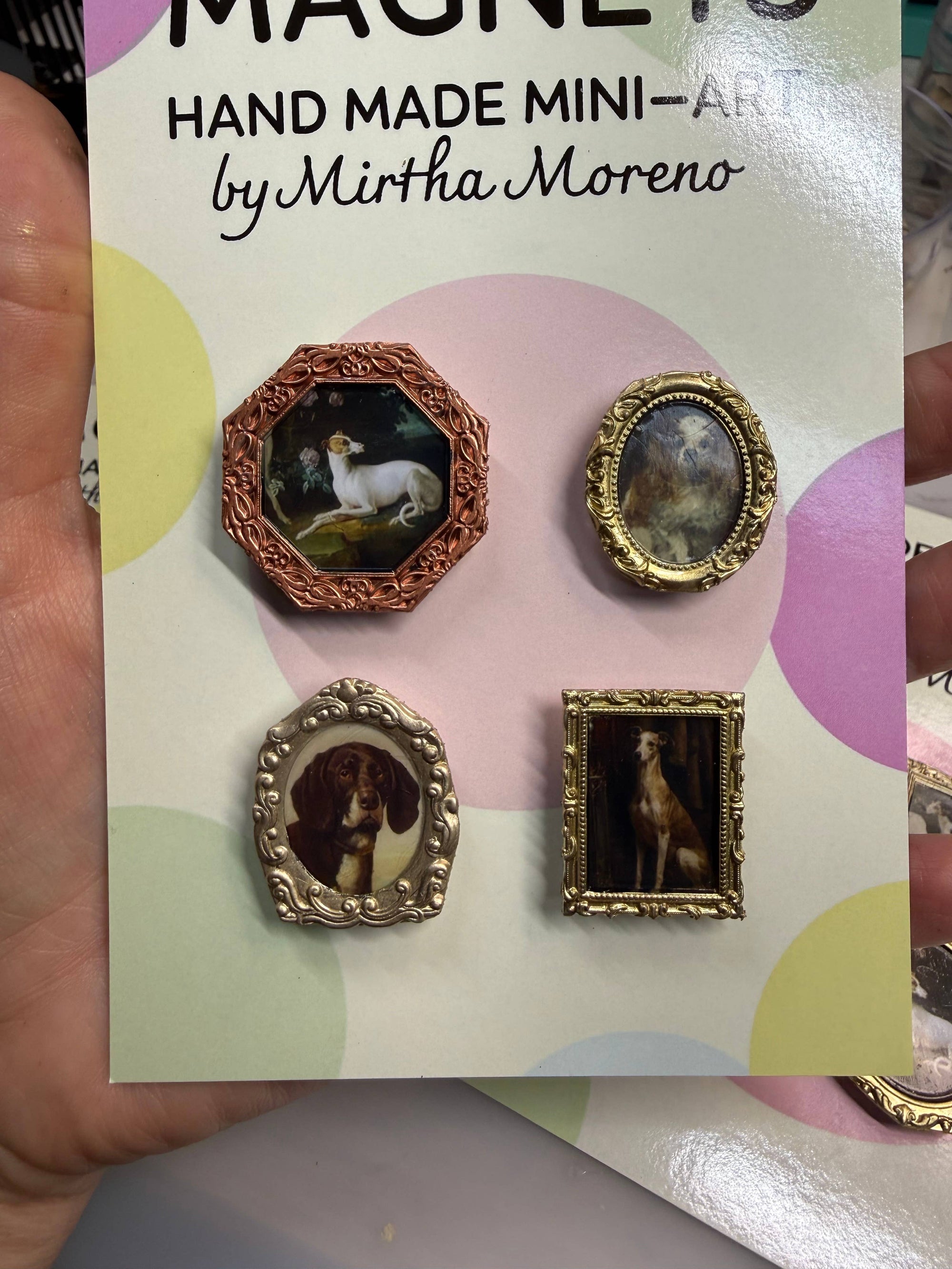 Antique Dog Magnets