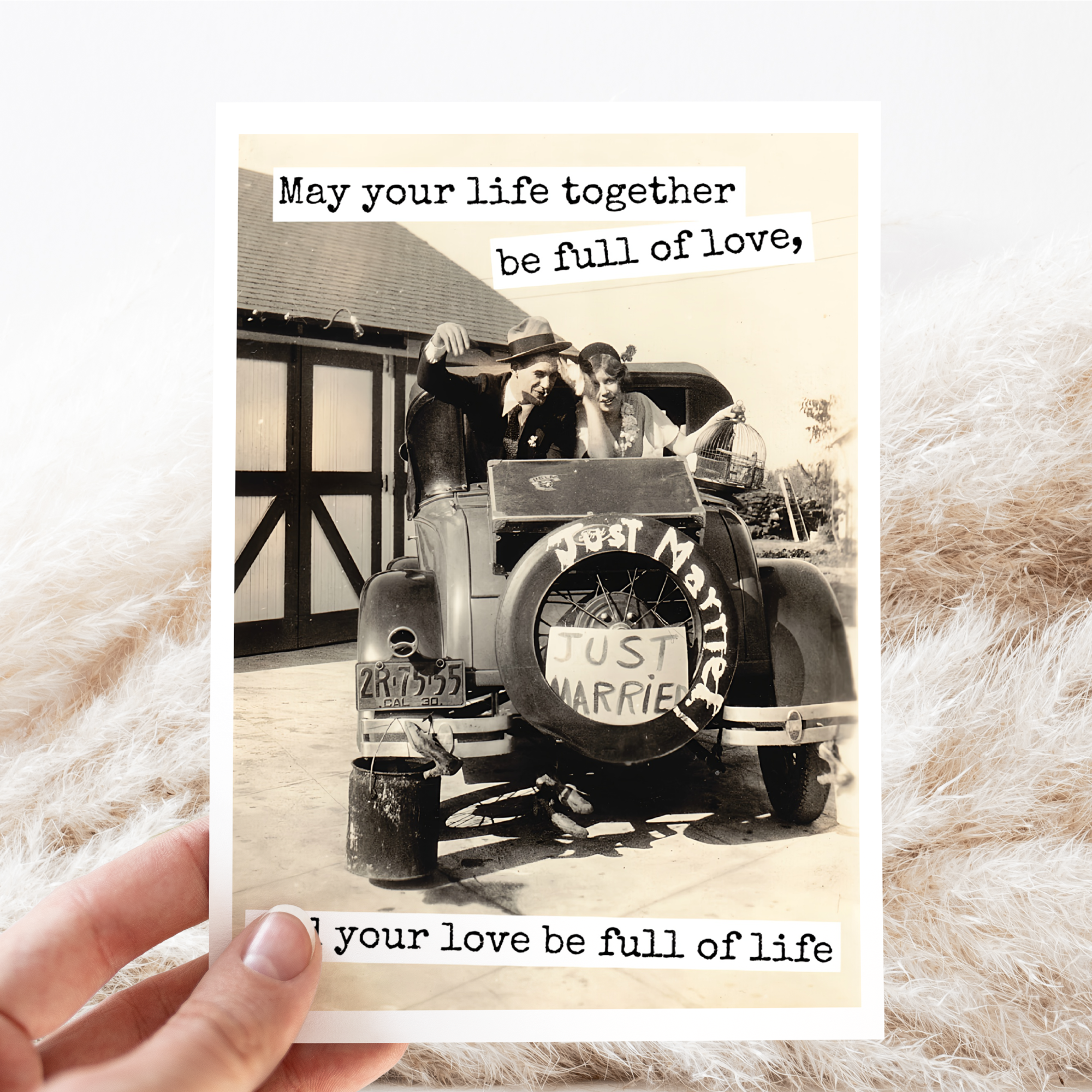 May Your Life Together Be Full Of Love... Wedding Card