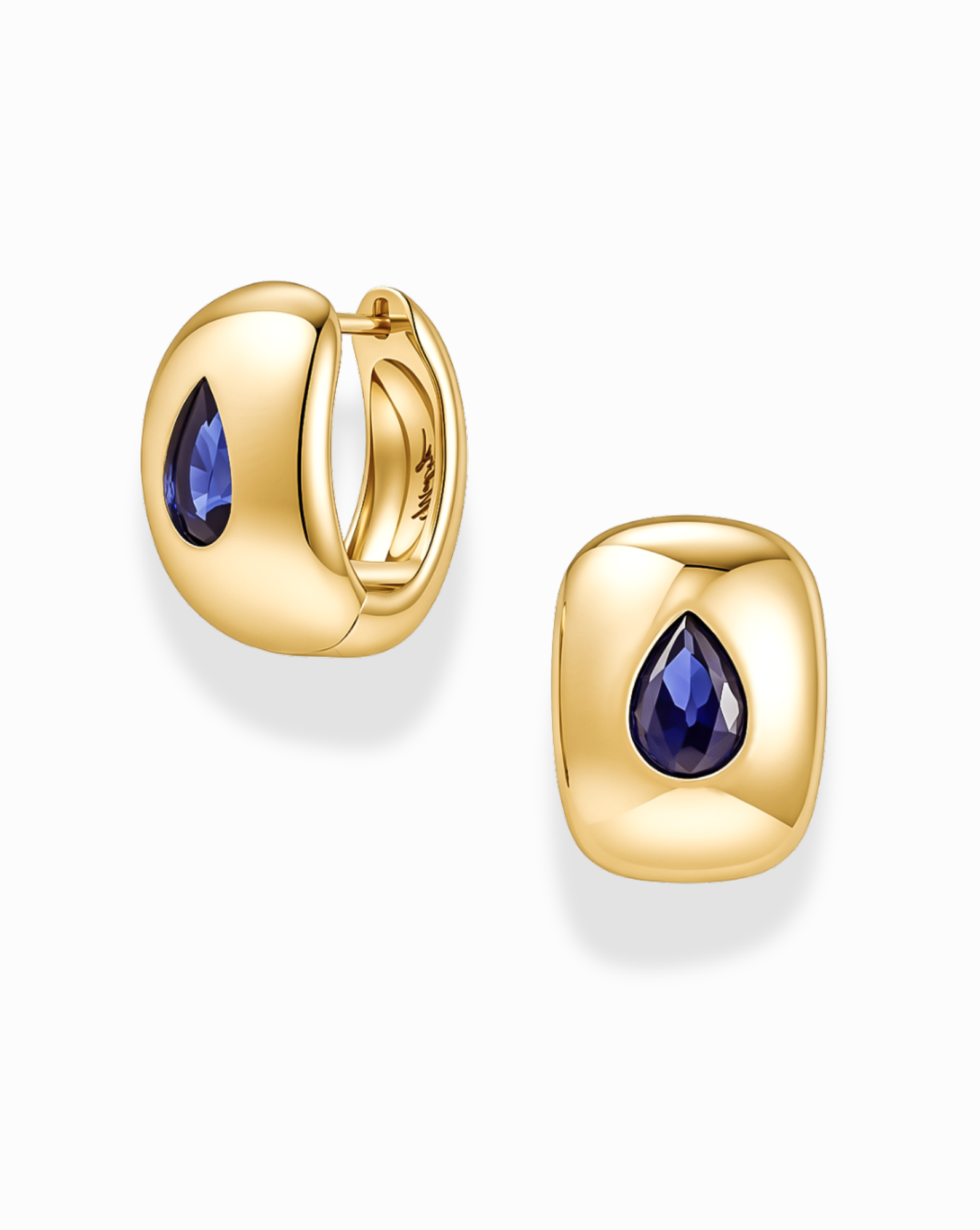 Riviera Penn Gemstone Hoops