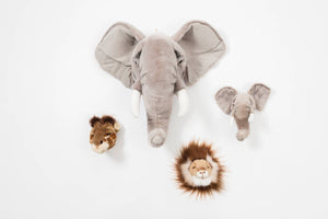 Lion/Elephant/Giraffe Mini Trio Wall Hangings
