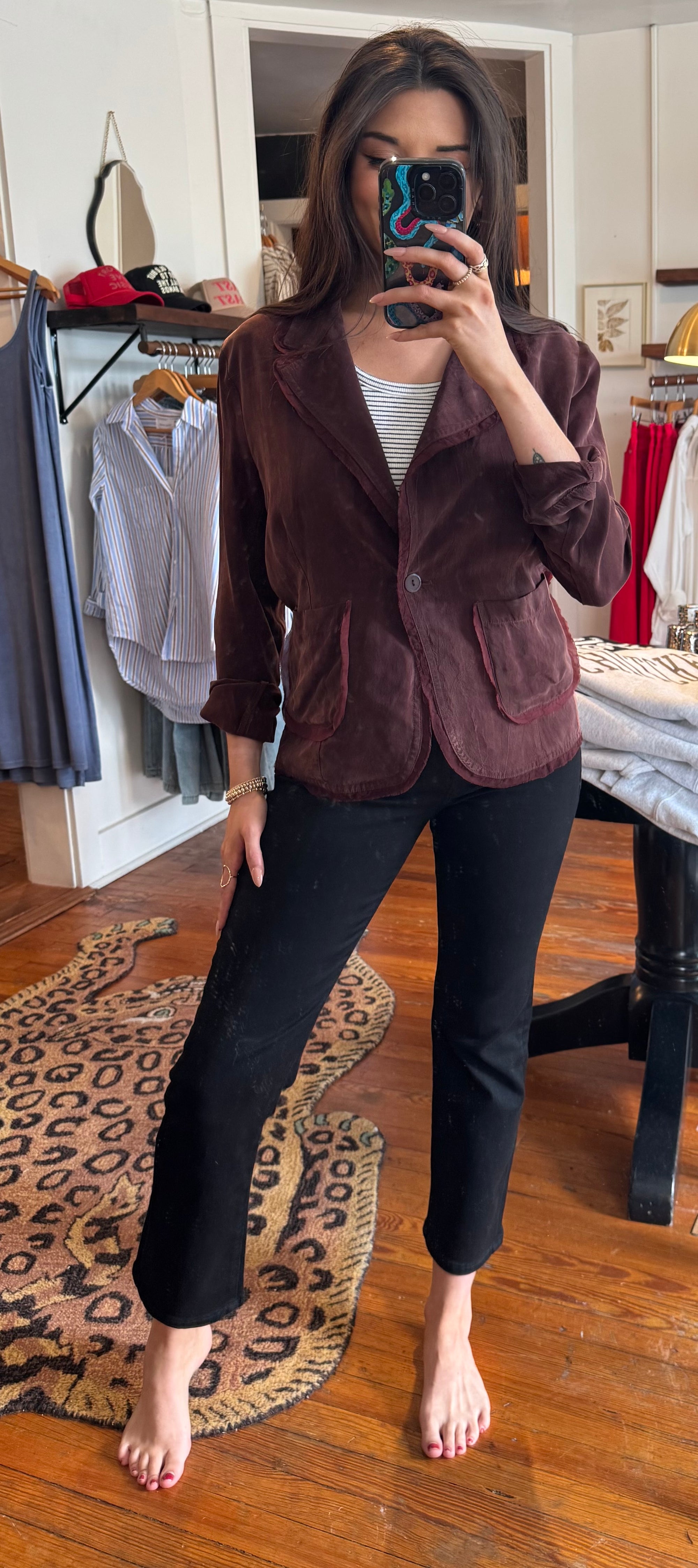 Pinot Raw Edge Blazer