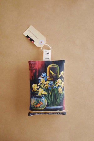 Organic Cotton Sachets with Vintage Prints