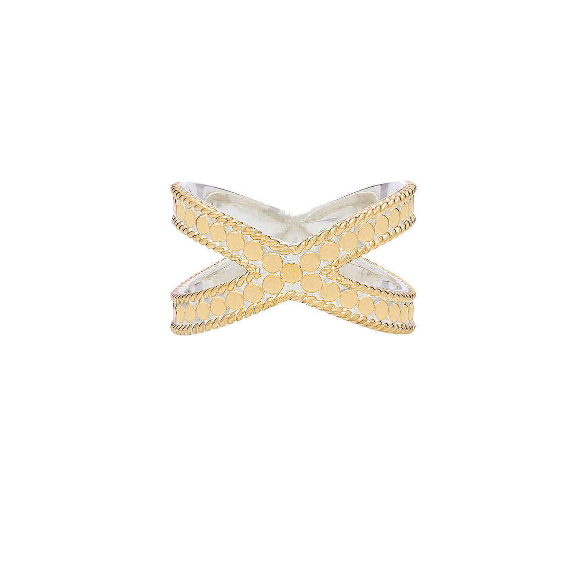 Gold Classic Cross Ring