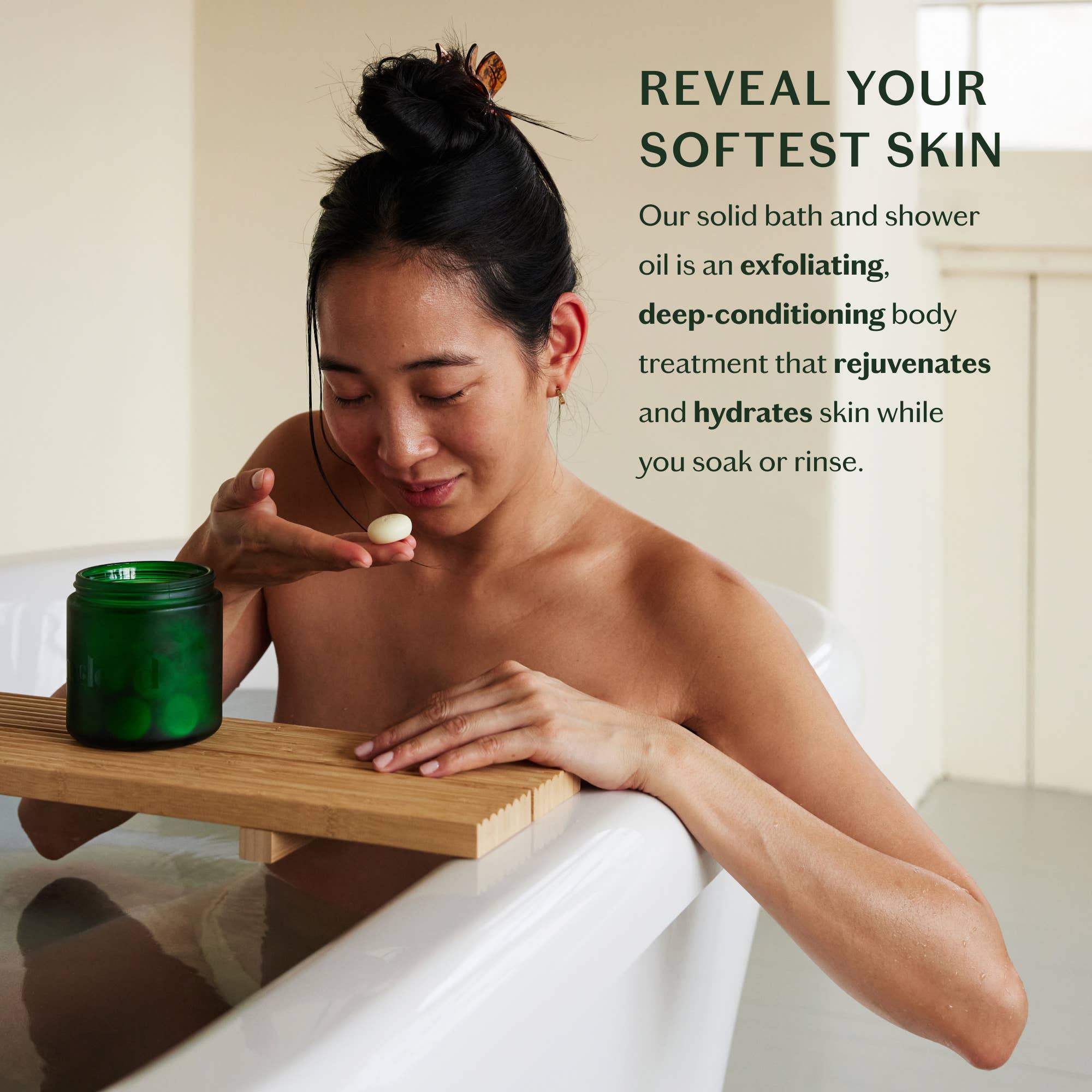 Breathe Pebble Solid Bath & Shower Oil