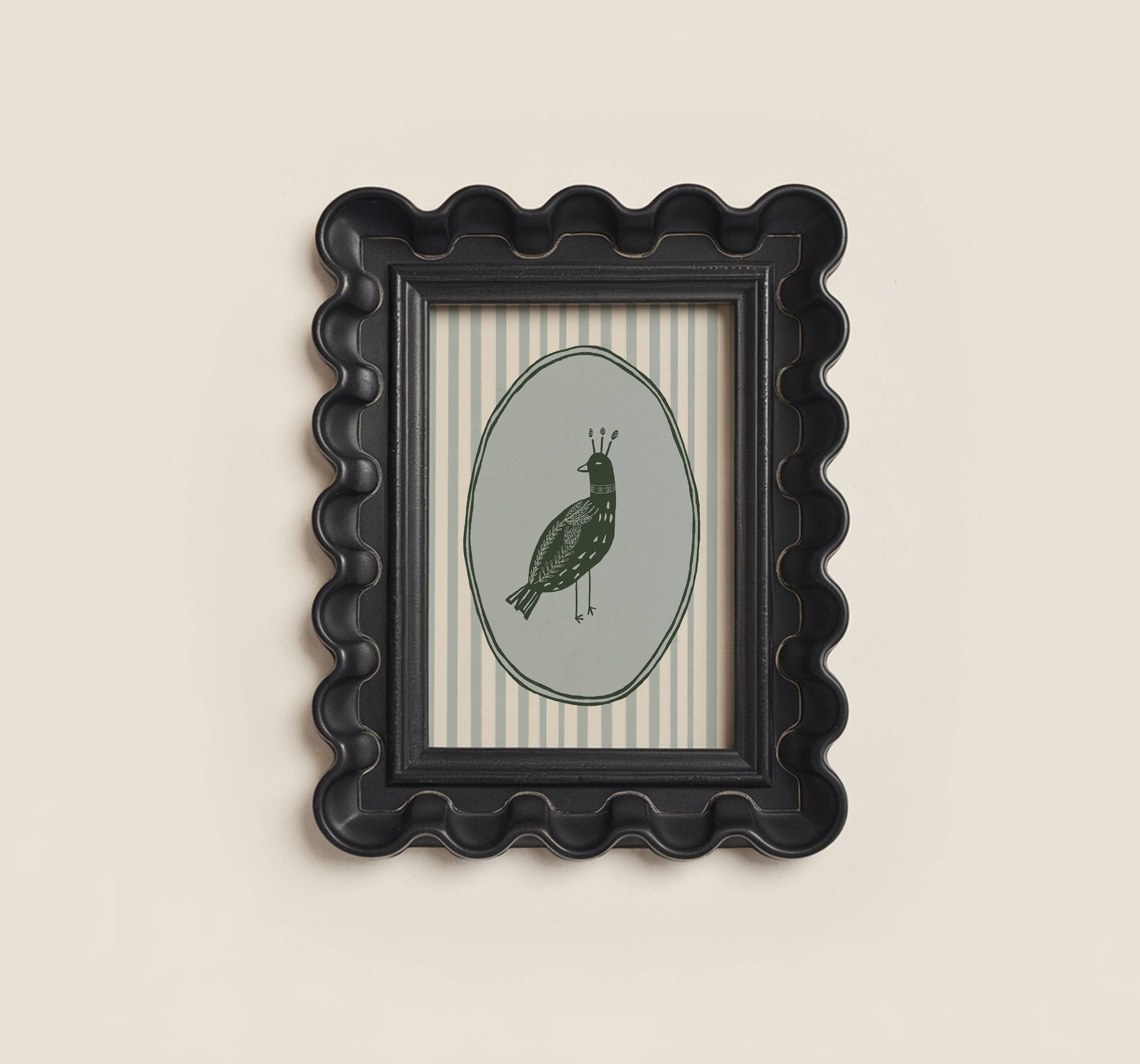 Folk Art Bird Print No. 03