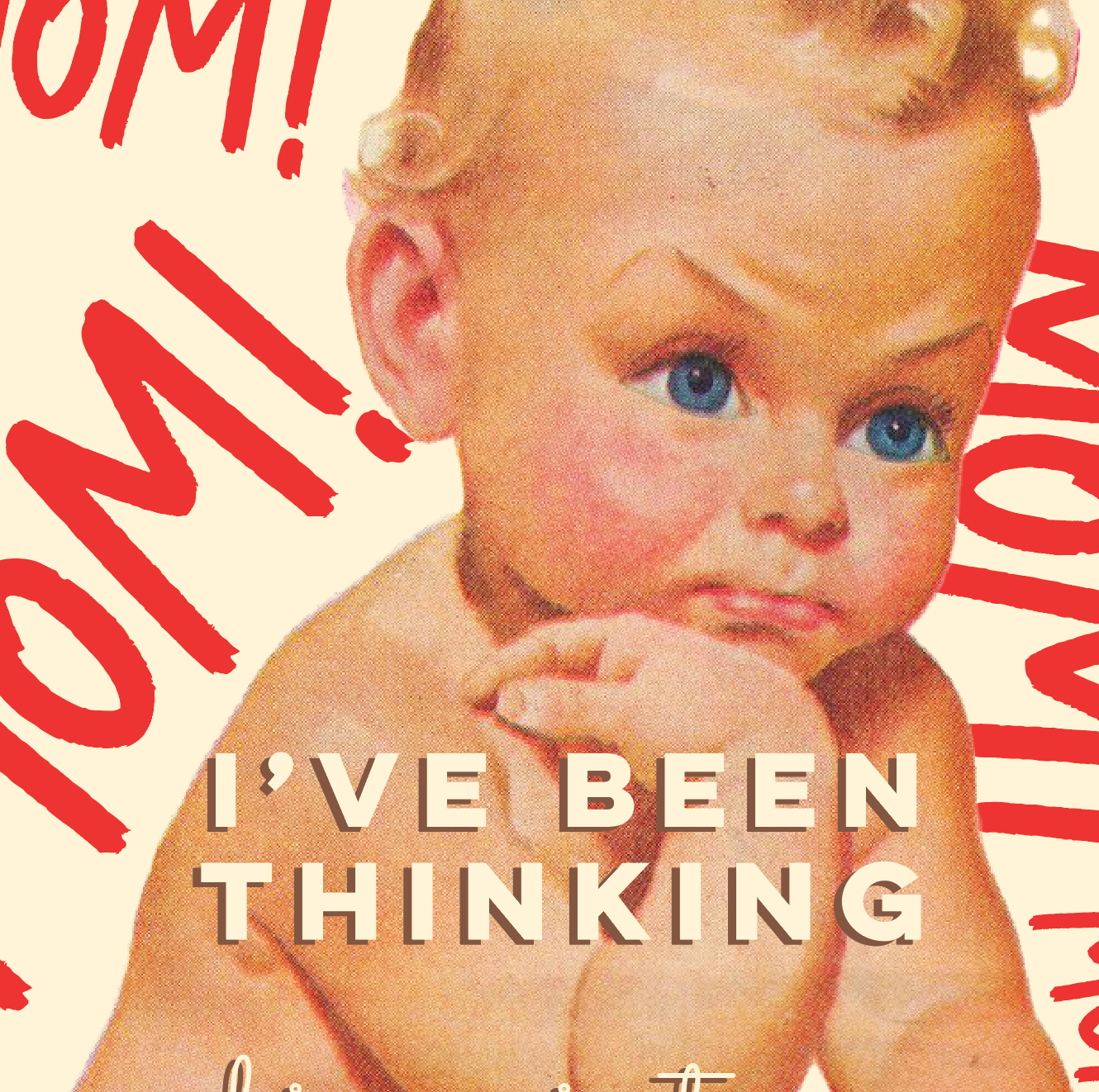 Mom's Little Thinker Card