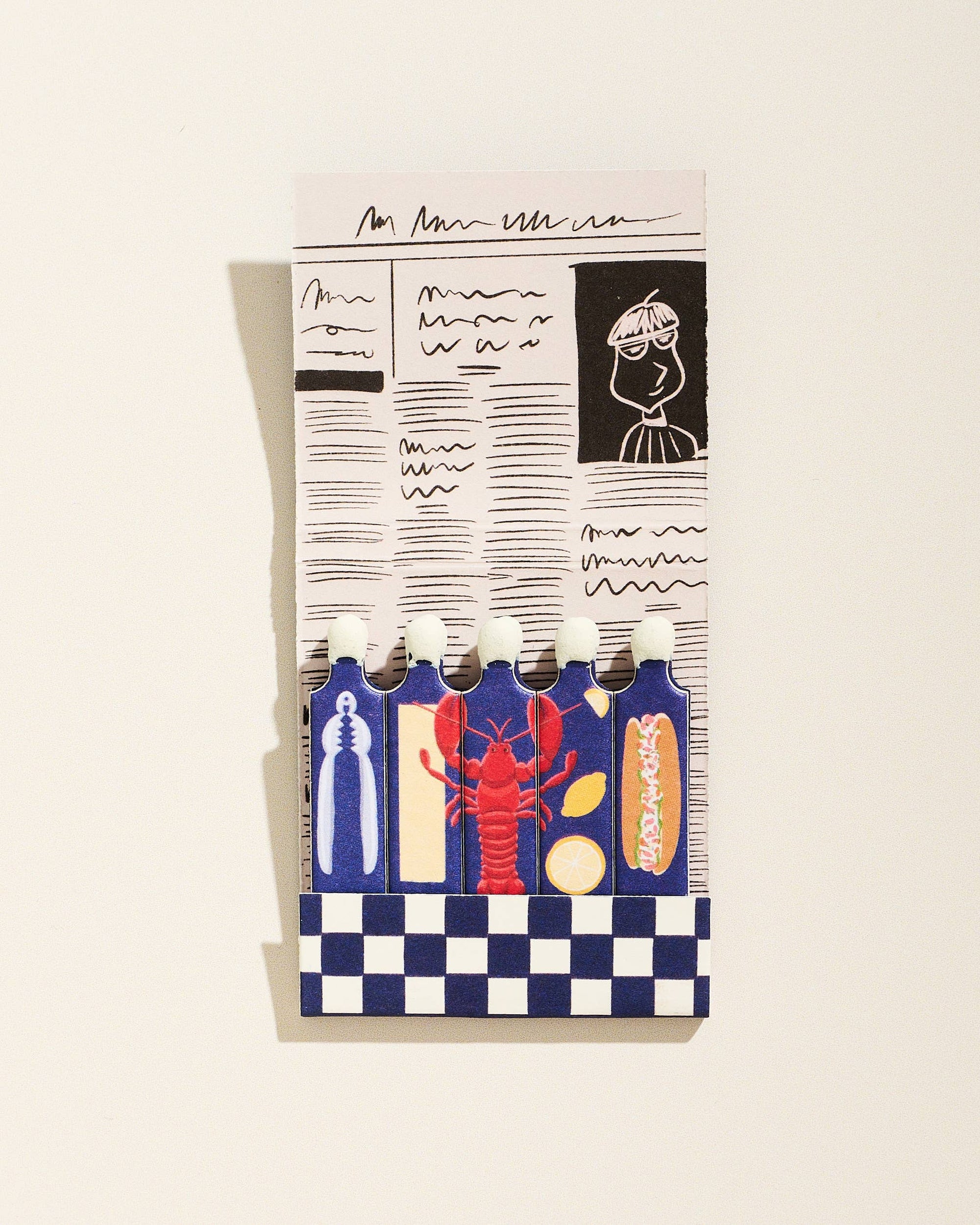 Lobster Printed Matchbook