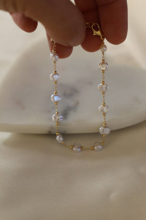 Pearl Station Chain Bracelet