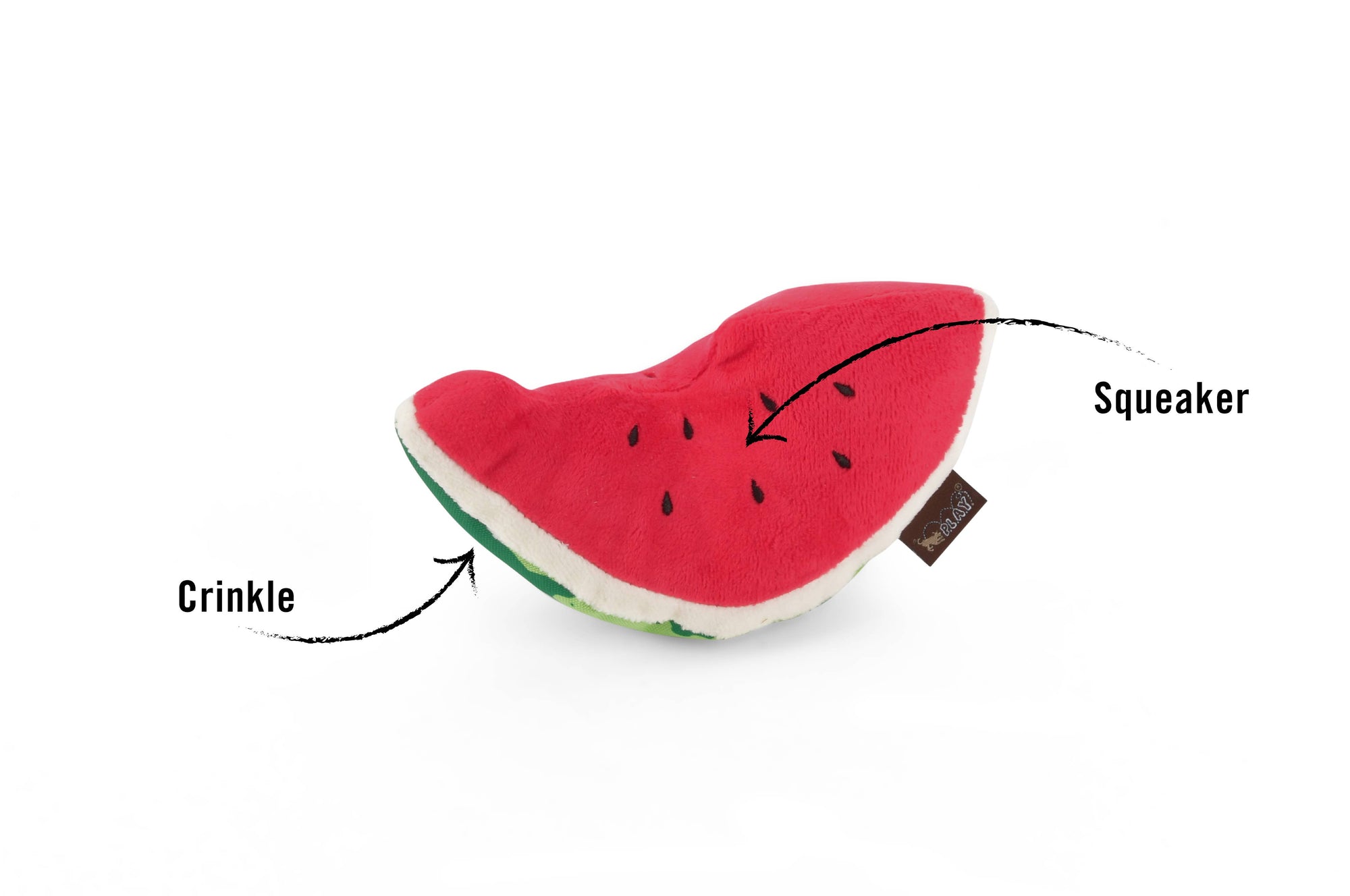 Wagging Watermelon Dog Toy