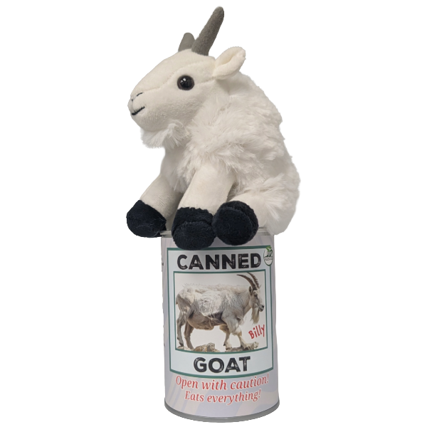 Billy the Canned Goat - Stuffed Animal