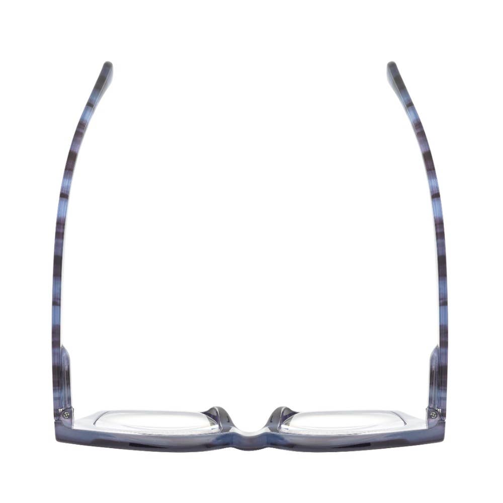 Striped Blue FIONA Blue Light Glasses