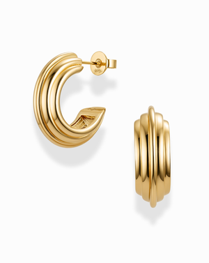 Gold Whitney Hoops