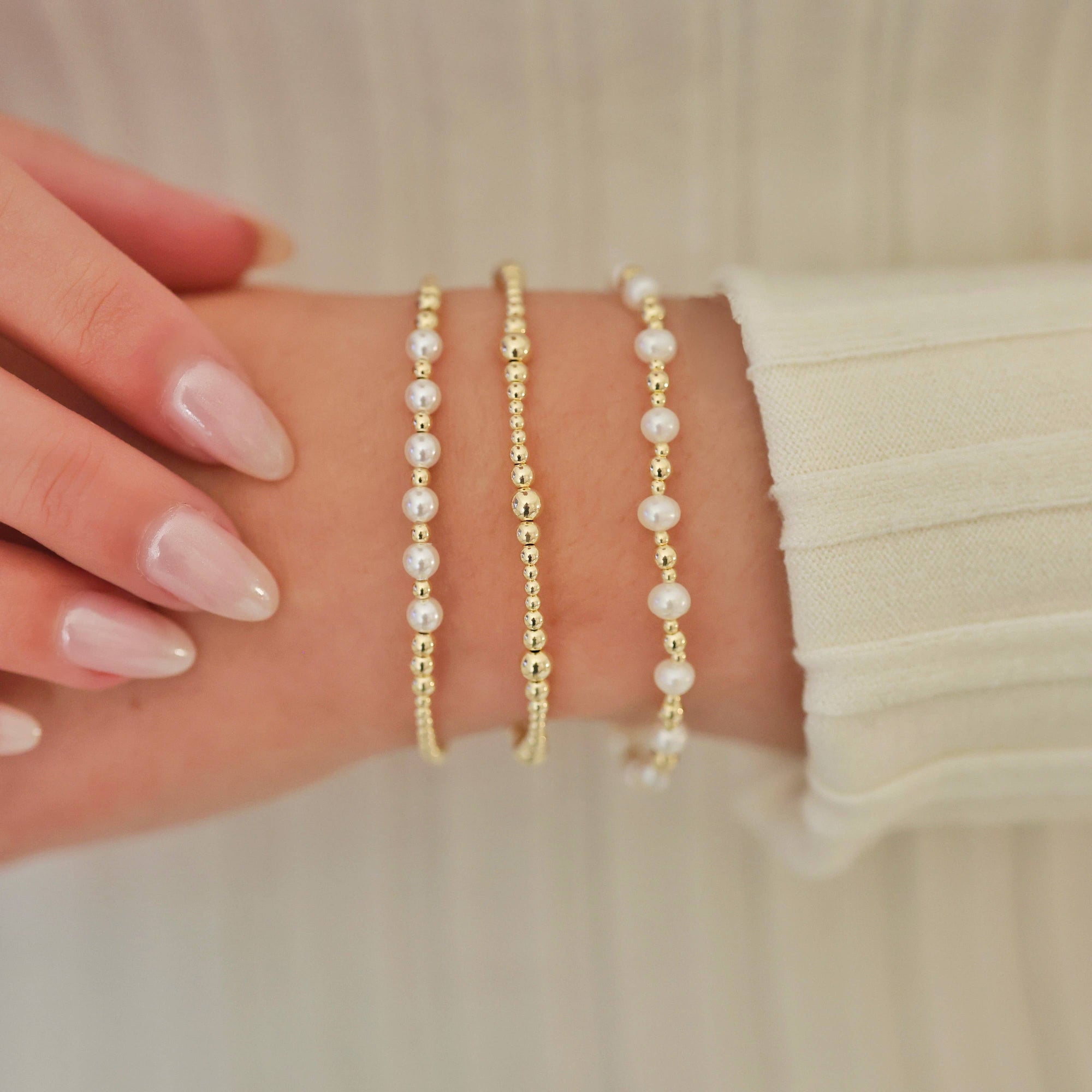 Berkley Stretchy Gold Bracelet