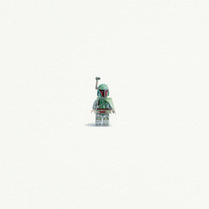 Lego Boba Fett Miniature Watercolor Print
