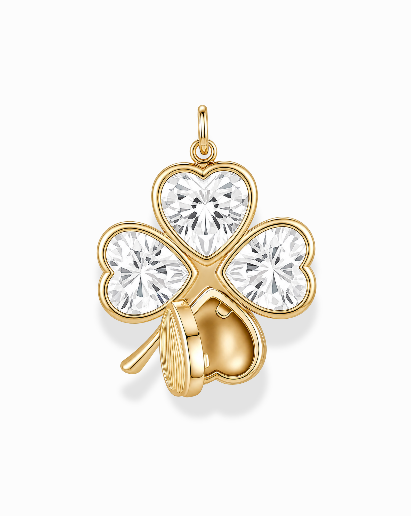 Perry Four-Leaf Clover Locket Charm