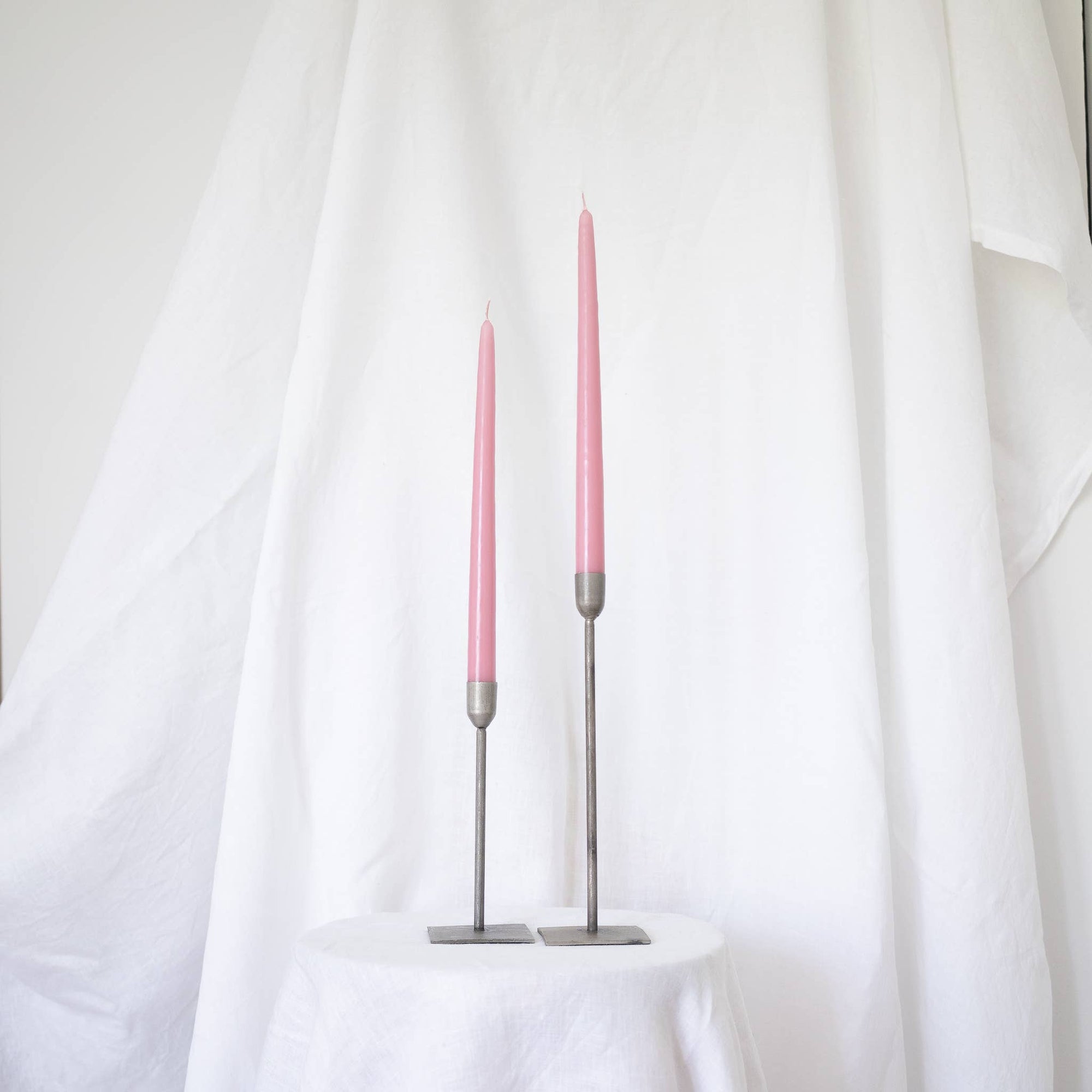 Blush Taper Candles