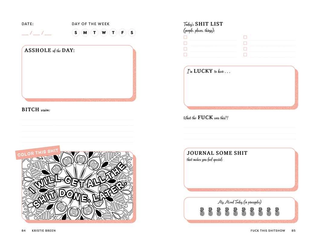 Fuck This Shitshow Journal
