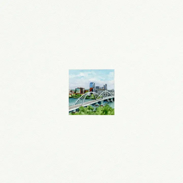 Little Rock Miniature Watercolor Print
