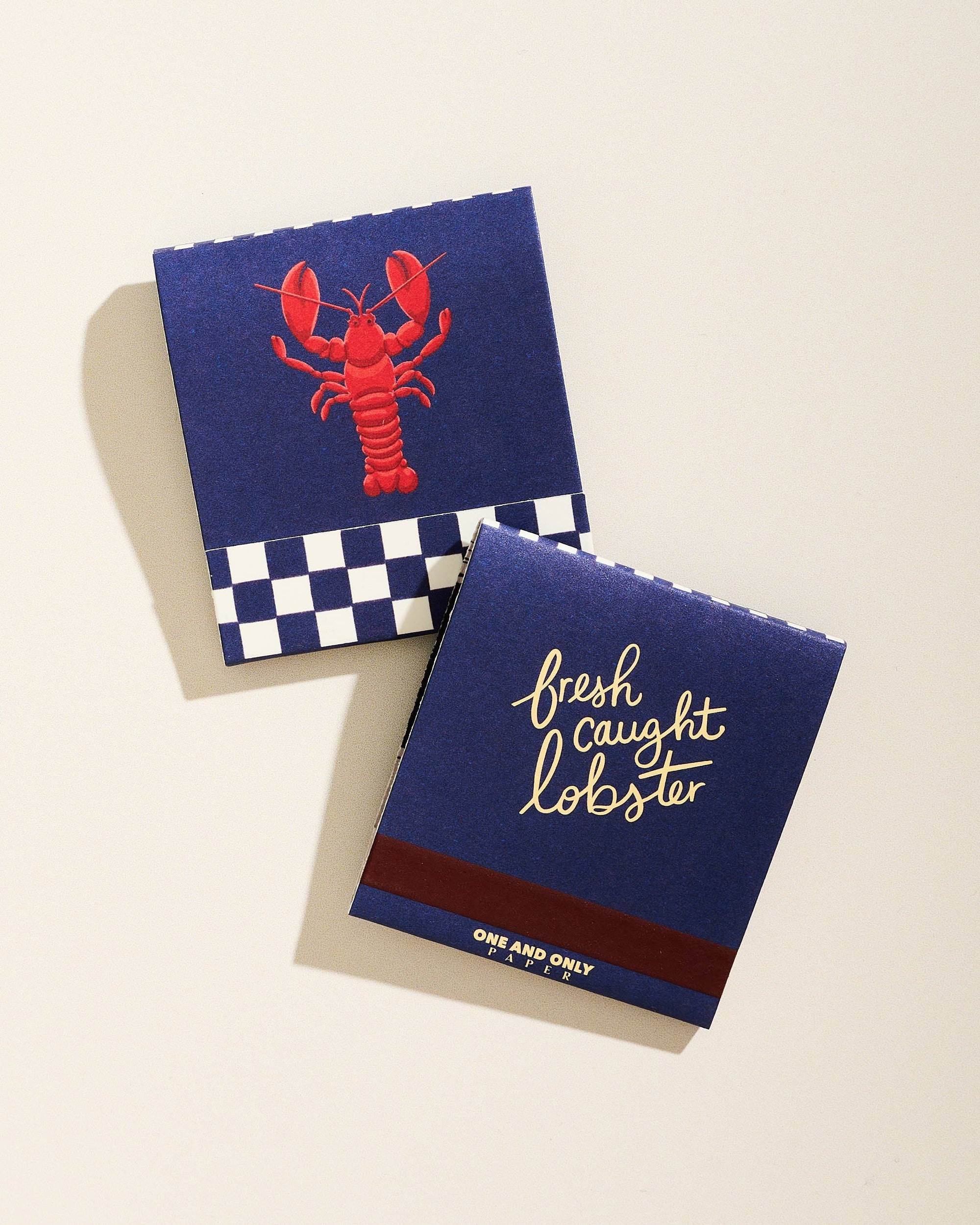 Lobster Printed Matchbook