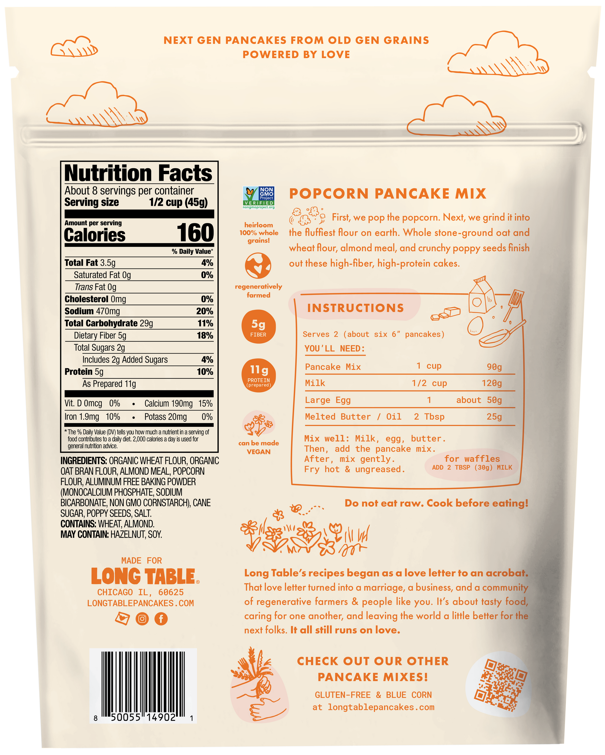 Popcorn Pancake Mix