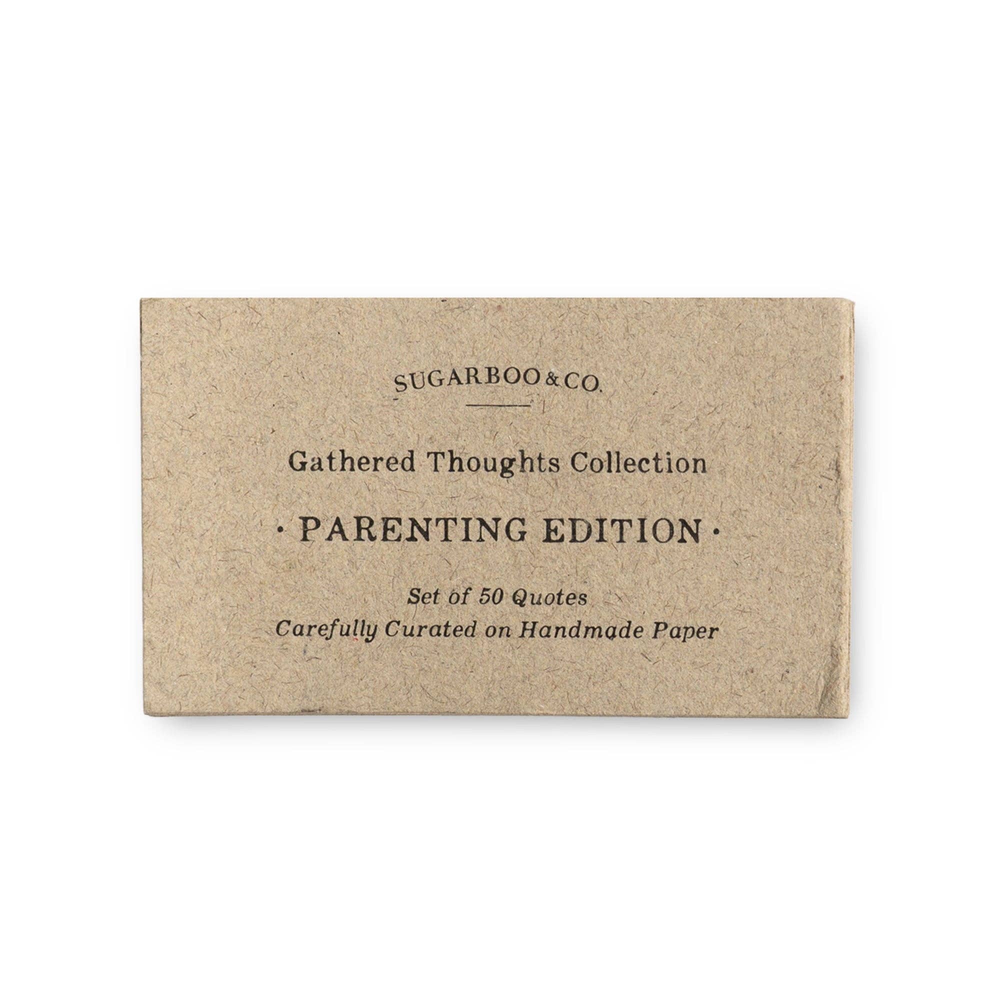 50 Gathered Thoughts- Parenting Edition - Box Turtle