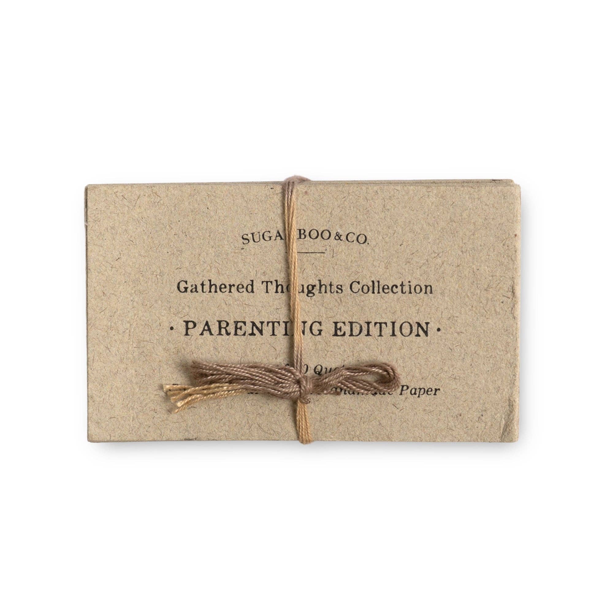 50 Gathered Thoughts- Parenting Edition - Box Turtle