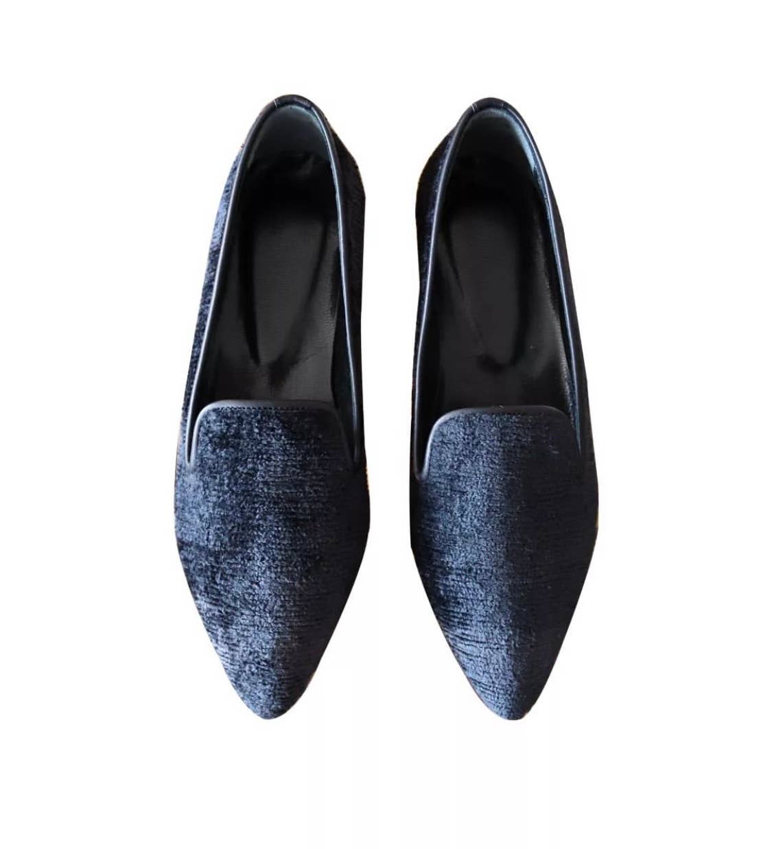Silk Velvet Ikat Point Toe Shoe