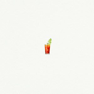 Bloody Mary Miniature Watercolor Print