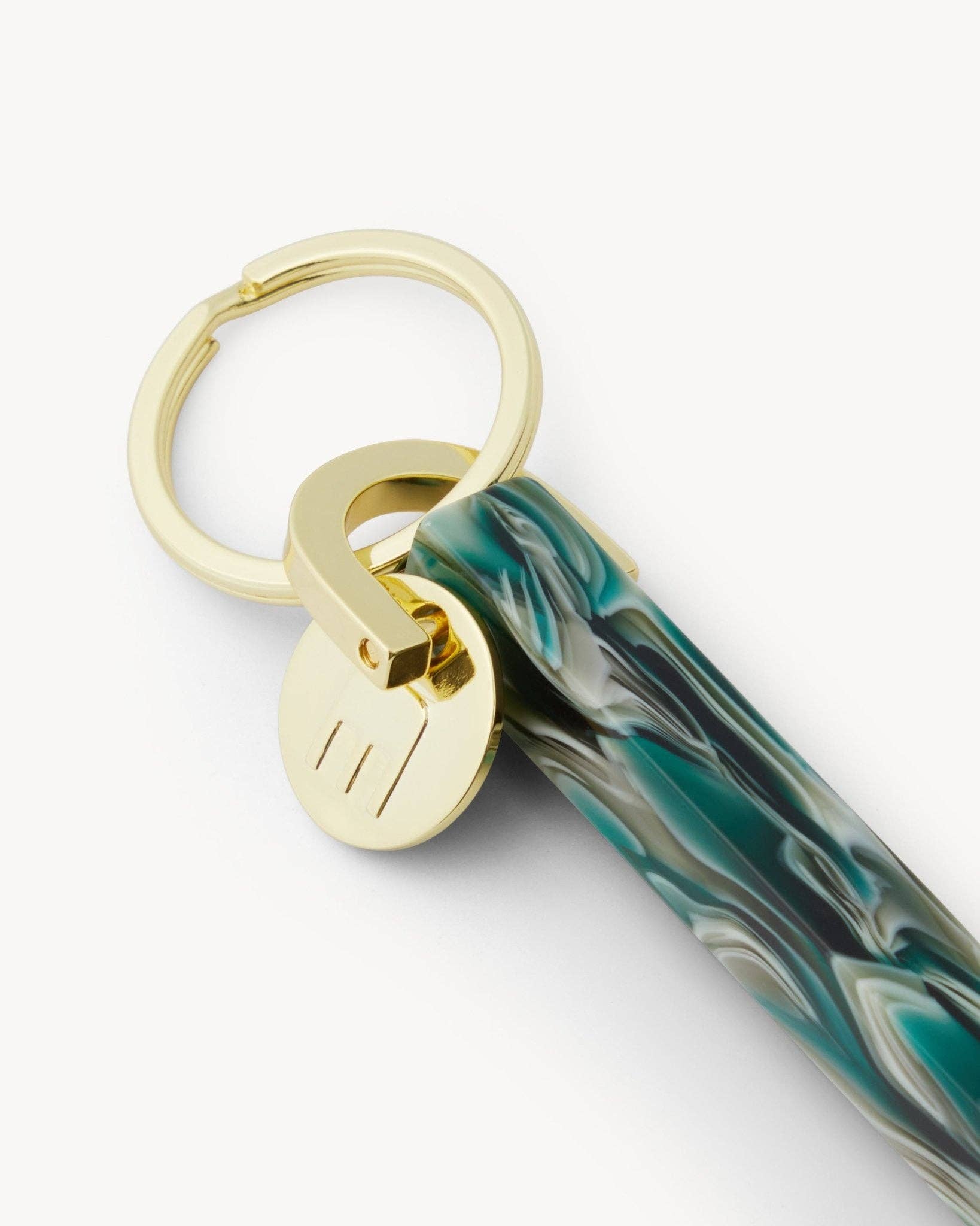 Stromanthe & Gold Bar Keychain