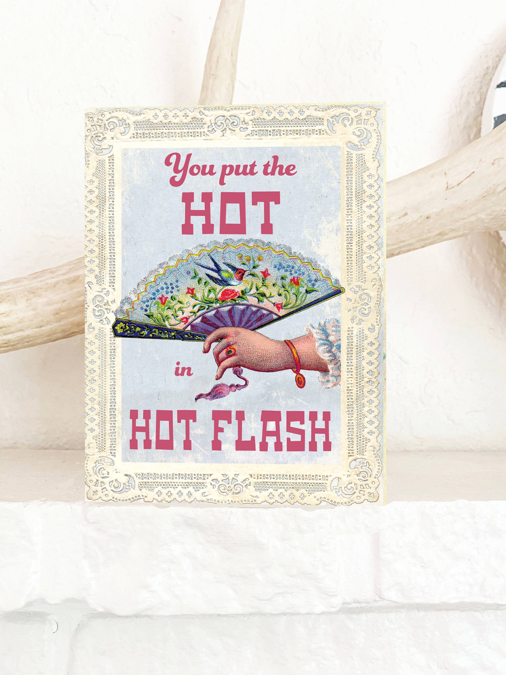 Hot Flash Funny Card
