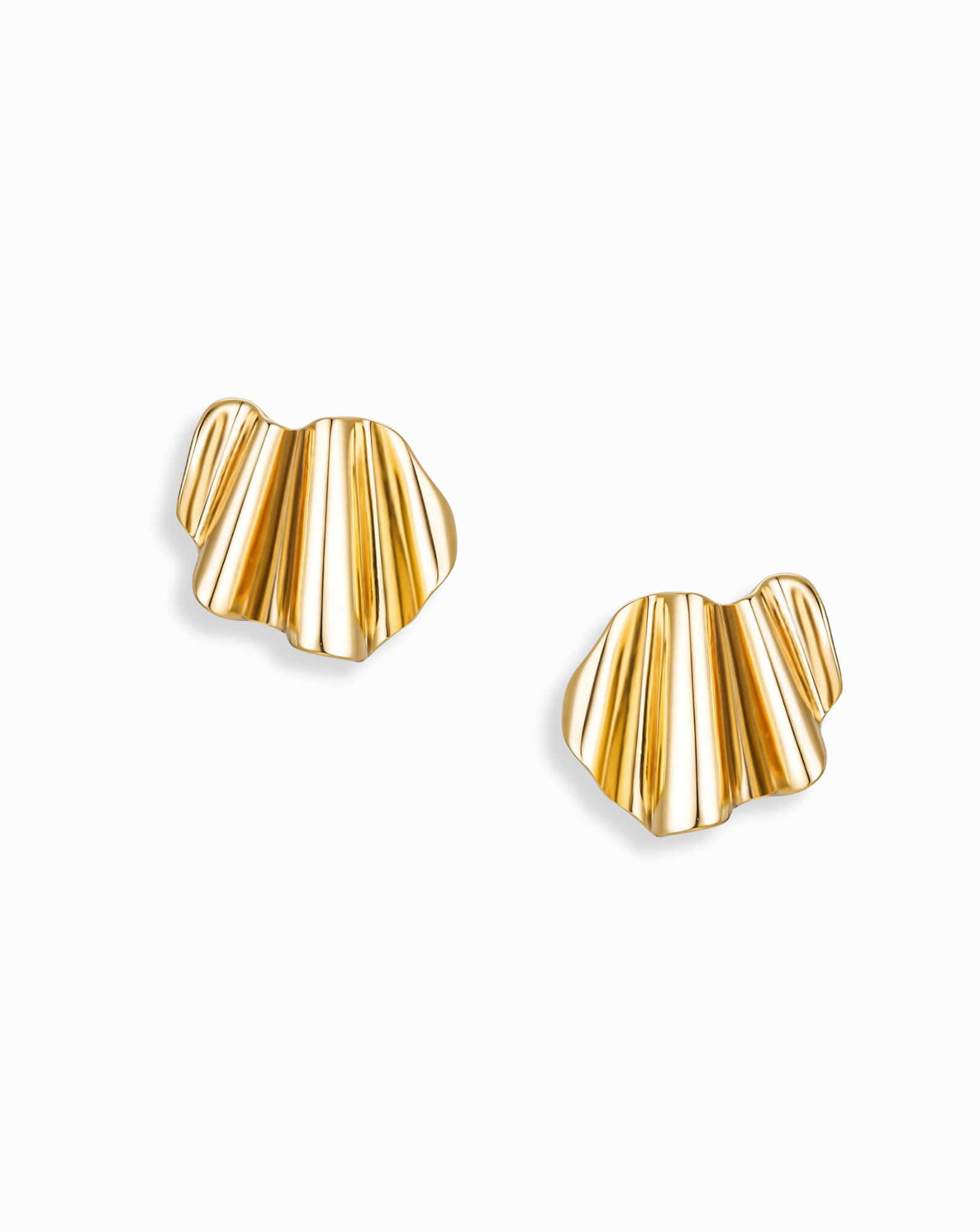 Gold Mari Statement Studs