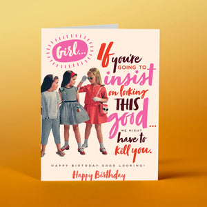 Kill You Birthday Card