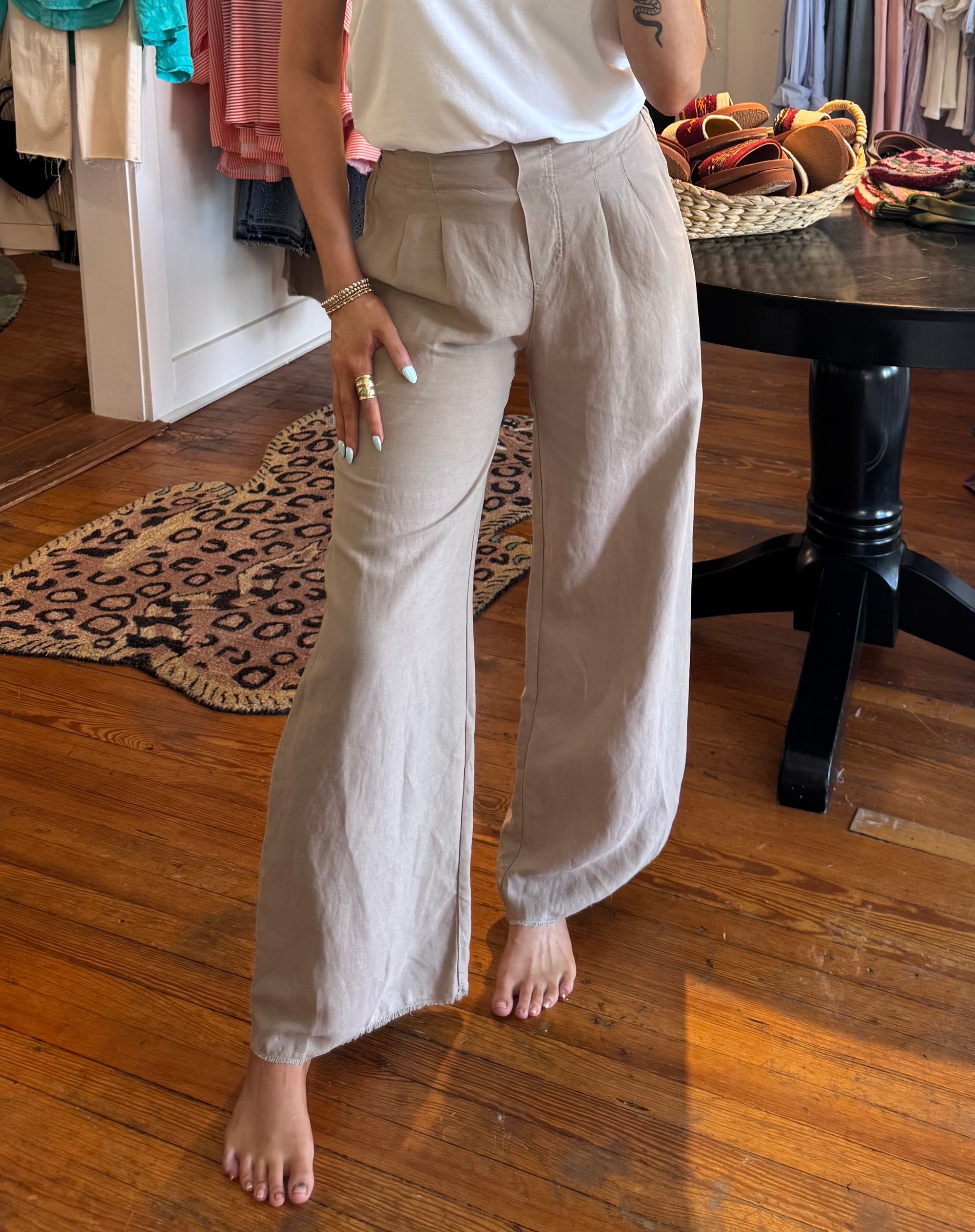 Sand Pleat Pants