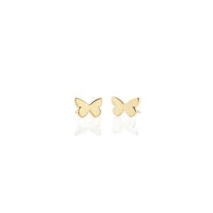 Gold Butterfly Studs