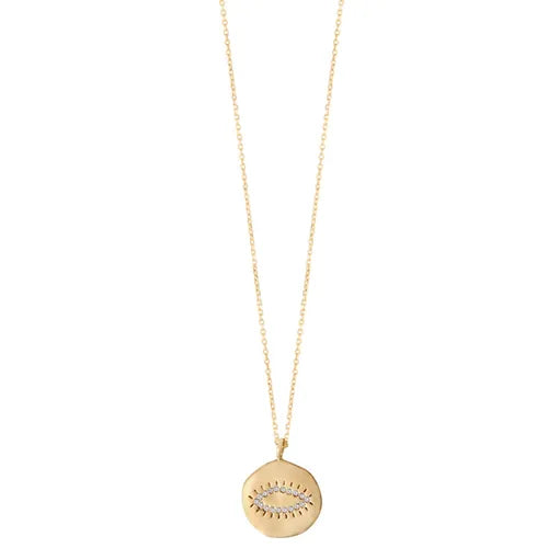 Happy White Necklace