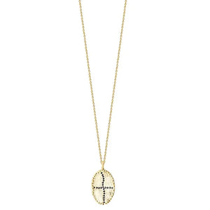 Bazile Black Necklace 68cm