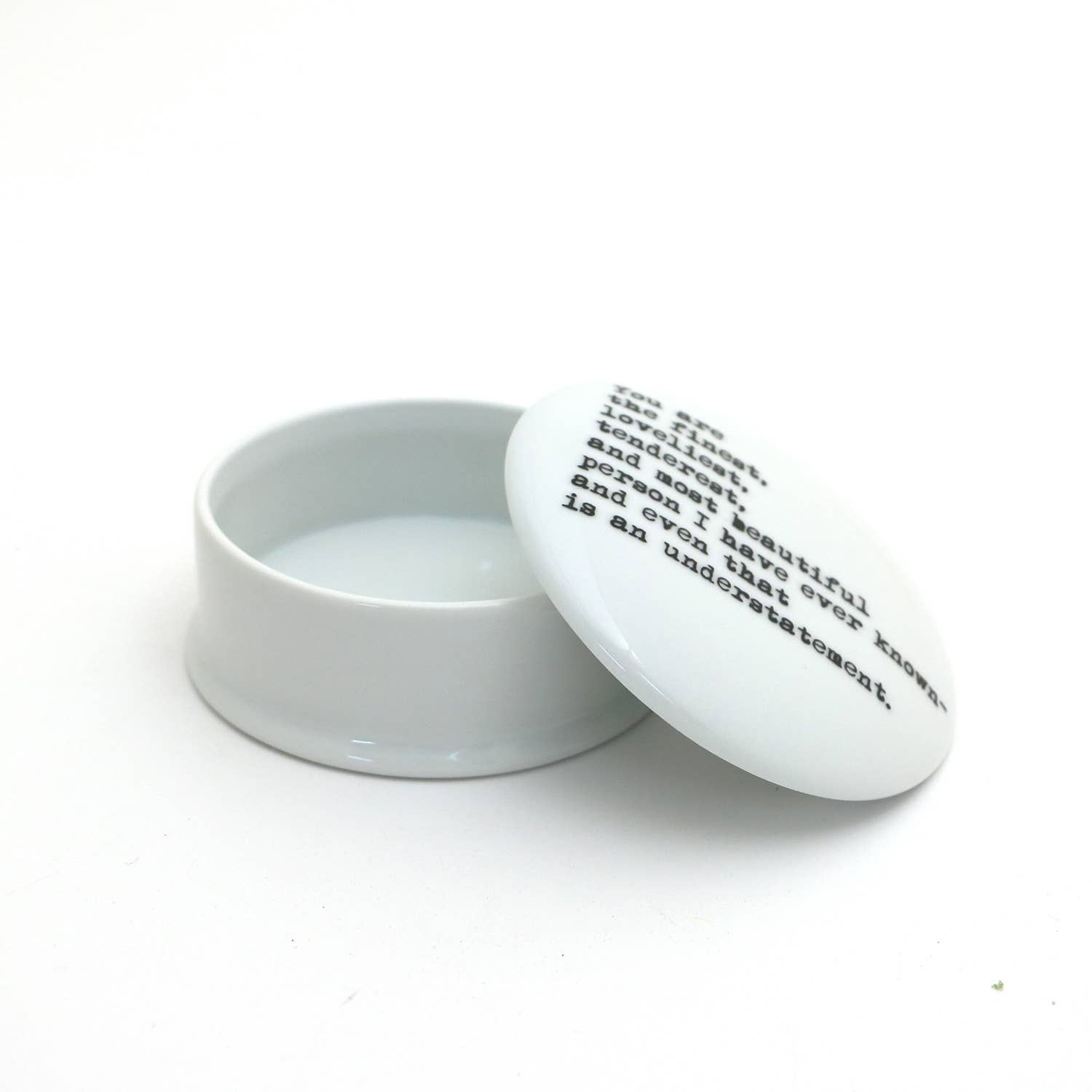 You Are The Finest Porcelain Jewelry Box