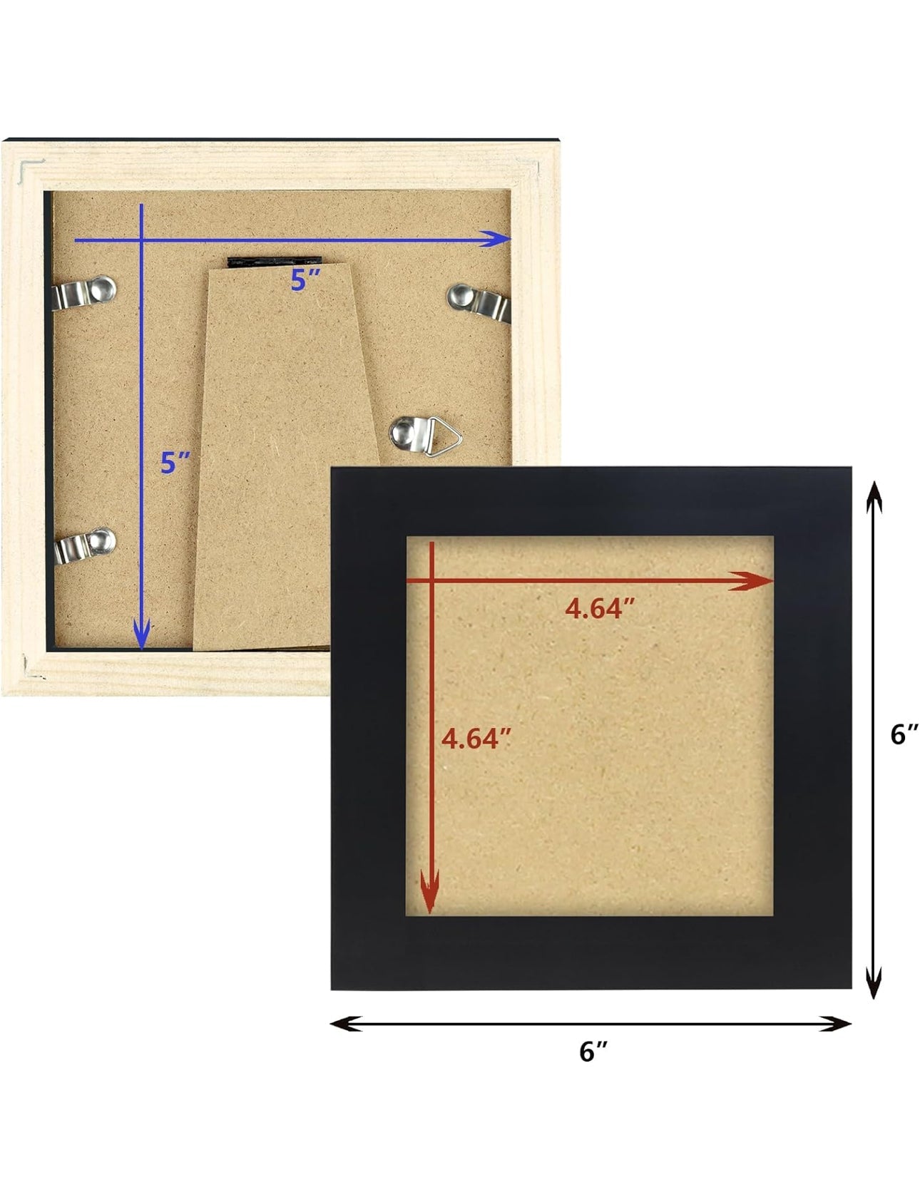 5x5 Black Frame - Box Turtle