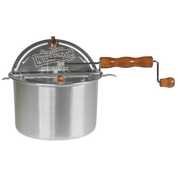 6 - Quart Aluminum Whirley Popper - Box Turtle